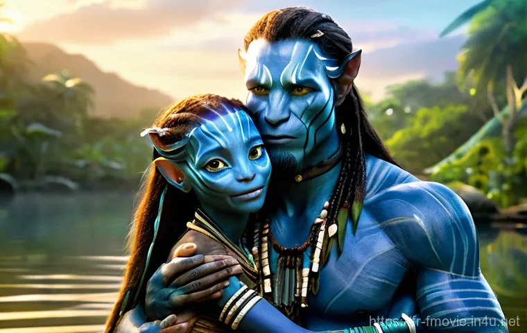 아바타 영화 소개 - An awe-inspiring underwater vista showcasing the vibrant marine life and the Metkayina clan of Pando...