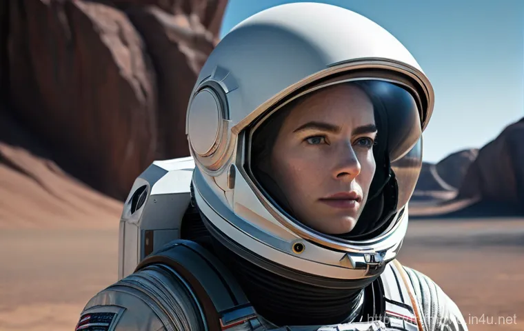 앤 해서웨이 인터스텔라 캐스팅 비화 - **Prompt: The Quiet Resolve**
    A realistic portrait of a thoughtful woman, resembling Anne Hathaw...